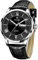 Taxau Herren Uhren Lederarmband Schwarz Ziffernblatt Analog Quarz Armbanduhr Herren Lederband Schwarz Wasserdicht Herrenuhr mit Tag und Datum Herrenarmbanduhren mit Lederband Easy Read