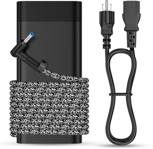Replacement 200W HP Omen Laptop Charger for HP Omen 15 17/ Victus 15 15t 16/ ZBook 15 17 G10 G9 G8 G7 Envy TPN-DA10 L00818-850 Gaming Power Supply Cord AC Adapter