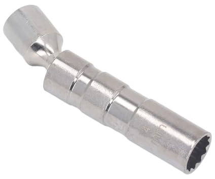 14-mm-12-Punkt-Magnet-Zündkerzen-Steckschlüsselsatz, CRV-Universalgelenk-Steckschlüsselsatz mit Drehgelenk, Dünnwandiges Design, Rostfreie Oberfläche, Einfache Lagerung und