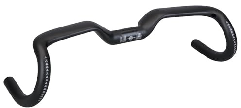 Carbon Rennrad Lenker Aero Fahrradlenker 31.8mm 400-440mm Kohlefaser schwarz Matt (440mm)