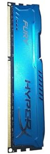 Memoria Fury DDR3 8GB Desktop Ram 1600MHz PC3-12800 Dimm Non-ecc Unbuffered 1.5V 2Rx8 Dual Rank 240 Pin CL11 PC Computer Memory Udimm Componenti Memoria Upgrade Module (Blu)