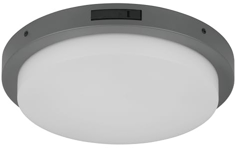 Trio Leuchten LED Außen Hausnummerleuchte Bermejo 630369142, Aluminium Druckguss Anthrazit, Kunststoff weiß, inkl. 14 Watt LED, Bewegungssensor, Lichtfarbe einstellbar