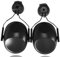 Tactical FAST Helmet Earmuffs with Arc Rail Headset Mount Adapter, Soft Comfortable Adjustable Earmuff
