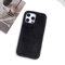 PYYLTTP Custodia protettiva semplice e generosa, adatta alla moda, adatta per iPhone 11.12.13.14.15.16Pro Max, nera, per iPhone 12 Pro