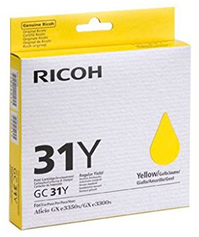 Ricoh 405691 GC-31Y gelpatrone gelb 1.000 pages