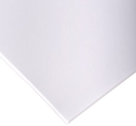 Clairefontaine 93708C Zeichenpapier Papier à grain (125 g, gekörnt, ideal für Trockentechniken, 25 Blatt, 50 x 65 cm) weiß