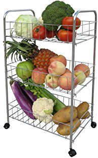 Apollo Chrome Economy Vegetable Trolley