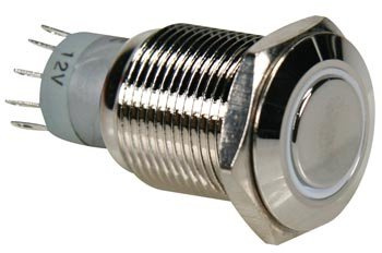 VELLEMAN - R1610W Druckschalter, , 0.5A/230 V, SPDT, Weiß 300620