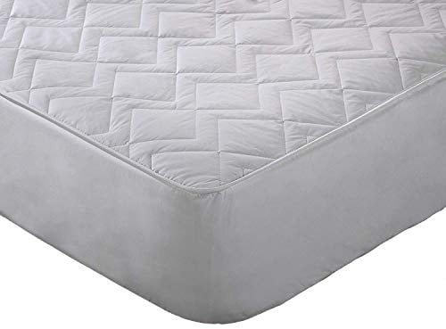 Keep Cool Summer Breathable Cotton Mattress Protector with Air Relax Technology & Deep Skirt 15 (38cm) (King)