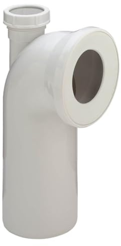 Viega 109462 Universal-Klosett-Anschlussbogen Nr.3811.1, 90 Grad 110 x 230 x 50 mm, weiß