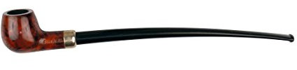 JEAN CLAUDE Lesepfeife Stromboli ca.26cm /Ring/Ebonite mit Stoffbeutel und Einzelverpackung
