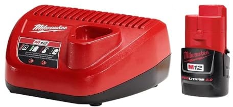 Milwaukee 48-59-2420 M12 Ct 2.0 Starter Kit,Red/Black