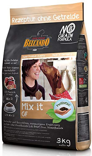 Belcando Mix It GF [3 kg] Ergänzungsfutter | Trockenfutter für Hunde zur Ergänzung bei Fleischfütterung & Barf | Ergänzungsfutter für Hunde