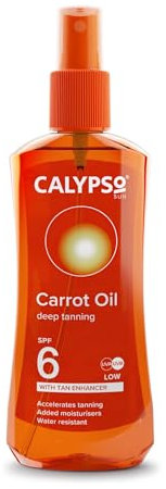 Calypso Karottenöl Deep Tanning Spray mit LSF6, 200 ml