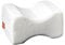 sleepling Kniekissen für Seitenschläfer, Orthopädisches Beinkissen, Bezug aus weichem Nicky Stoff, Memory Foam Kissen mit RG50, Ökotex, Made in EU, 25 x 20 cm, weiß