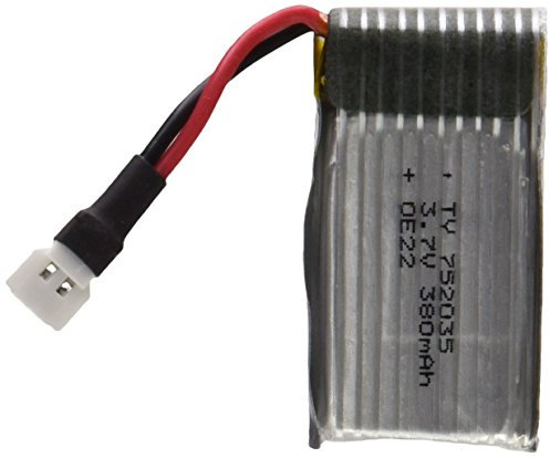 efaso 1x LiPo Akku 380 mAh passend für UDI U816, WL Toys V939,Robbe Nano Loop, Hubsan X4 H107, Mini Pet, Mini CP, Genius CP, HM Mini CP-Z17, Pichler C6106, X-Dart, 6044