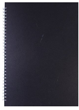 Pink Pig A3 Portrait Sketchbook | White Cartridge, 35 Leaves | Black