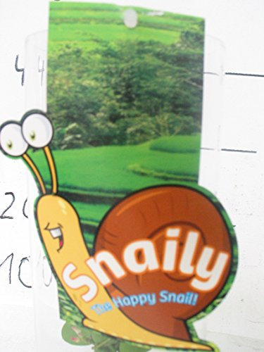 The Happy Snail! Schneckenhaus im Glas+Pflanze