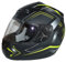 protectWEAR Motorradhelm H510 Arrow schwarz matt/neon gelb - S