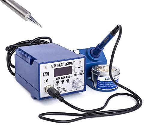 Yihua 939D+ Digitale Profi Lötstation 75W PID-Regler 3 Schnellwahltasten ESD