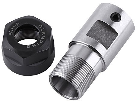 ER11 8 MM Albero Motore Pinza Mandrino Mandrino Asta di Prolunga Albero Motore Interno Mandrino Asta di Prolunga Portautensili Interno per Fresatura CNC