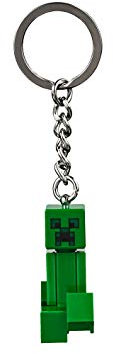 LEGO Minecraft Creeper Keychain, Green, Unisex