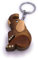 H-Customs Elefant großes Tier Holz Edel Handmade Schlüsselanhänger Anhänger