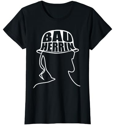 Bauherr t shirt - Bauherrin shirt mit Bauhelm T-Shirt