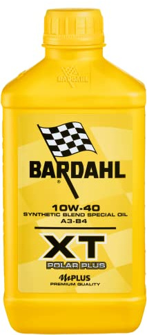 Bardahl - Motoröl für Auto, XT Polar Plus A3-B4 10W40, Schmiermittel für Dieselmotoren, Turbodiesel oder Benzin, maximiert die Leistung und verbessert die Einsparung, 5 Liter