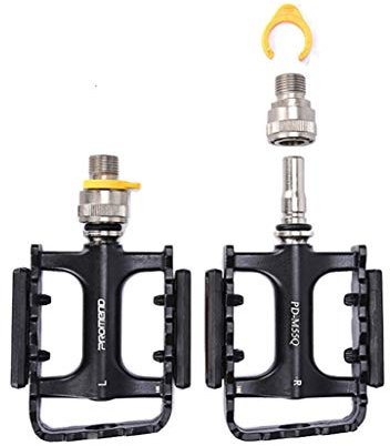ZOOENIE 1 Paar Durable Klapp Pedal, Quick Release Pedale Aluminium Legierung Lager Faltrad Sicherheit Reflektierende Pedal Fahrrad Teil