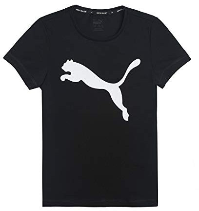 PUMA Mädchen Active Tee G T Shirt, Puma Schwarz, 110 EU