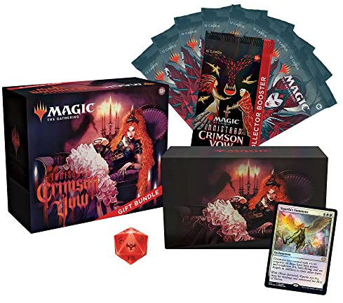 Magic: The Gathering Innistrad: Blutroter Bund Geschenk-Bundle, 8 Set-Booster, 1 Sammler-Booster & Zubehör (Englische Version)