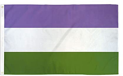 AZ FLAG Bandiera Orgoglio Genderqueer 90x60cm - Bandiera Transgender 60 x 90 cm