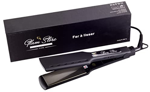 Plancha alisadora profesional nano titanio de alta gama (grande)