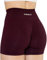 AUROLA Intensify Workout Shorts für Frauen Nahtlose Scrunch Short Fitnessstudio Yoga Laufen Sport Aktive Übung Fitness Shorts(S,Black Cherry)