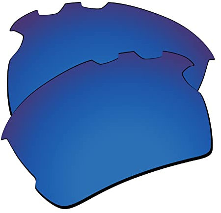 EZReplace Verres de rechange pour lunettes de soleil Oakley Flak 2.0 XL ventilées OO9188 (verres polarisés), bleu marine, Taille unique