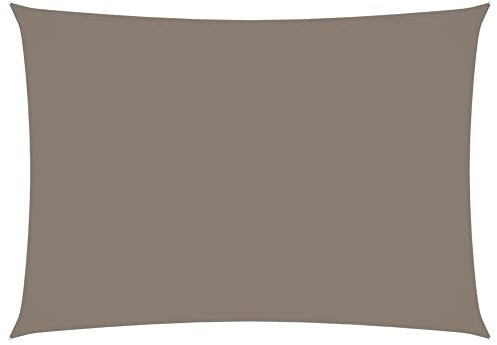 vidaXL Sonnensegel Oxford-Gewebe Rechteckig 3,5x4,5 m Taupe