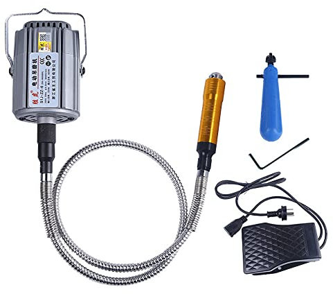 Moulin Suspendu Électrique Flexshaft Moteur Suspendu Rotatif Arbre Flexible Machine de Polissage Outil de Meulage de Brunissage Meuleuse de Mandrin 6mm
