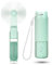 OHLGT Mini Ventilateur à Main, Mini Ventilateur Silencieux Rechargeable à 3 vitesses [9-15 Heures de Fonctionnement], Ventilateur USB Portable avec Batterie pour le Voyage (Vert)