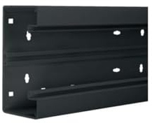 Hager BR6517019011 Brüstungskanal Unterteil (L x B) 2000mm x 170mm 2m Schwarz