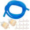 Hoypeyfiy Fuel Line Hose Tubing Petrol Pipe Filter Clamps for ATV Dirt Bike Go Kart Most Scooter Moped Pocket Bike Motorcycle Parts Gas Line