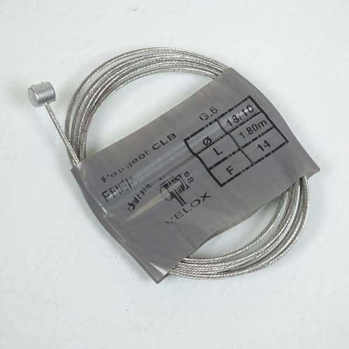 Câble de frein VELOX pour mobylette Peugeot 50 103 / Ø1.8x1.80m Tete 8x8 Neuf