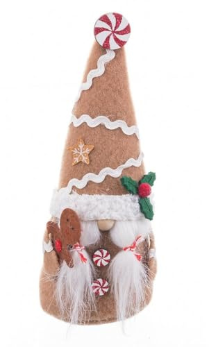 BigBuy Christmas Weihnachtsschmuck Beige Mehrfarbig Sand Stoff Mädchen 8 x 6 x 19,5 cm