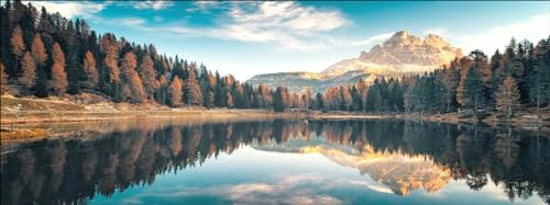 Pro-Art Glasbild Bergsee III, 30x80 cm