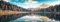 Pro-Art Glasbild Bergsee III, 30x80 cm