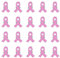 DAZZLUXE Lot de 20 broches en ruban rose - Avec logo - En métal émaillé - Pour événements caritatifs - Pour événement, Métal