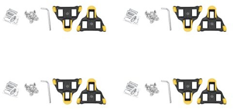 Epodmalx 4X Renn Rad 6 Grad Schwimmer Selbst Sichernde Fahrrad Pedal für SPD SL System Schuhe