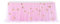Wisafory Gonna da tavolo in tulle, tovaglia da tavolo con farfalla, scrivania, garza, decorazione da tavolo, per feste, matrimoni, battesimi, banchetti rosa, lunghezza 122 cm x altezza 77 cm