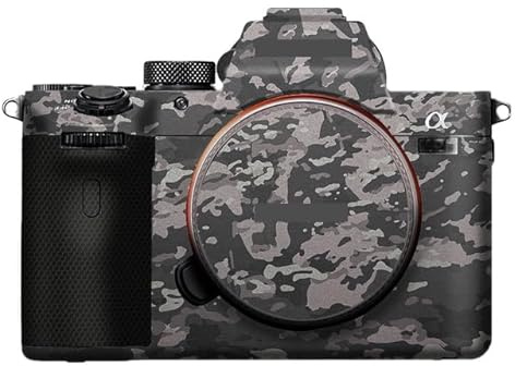 Anti-Kratzer Kameraabdeckung Aufkleber für Sony Alpha 7 IV/A7M4/A7IV Kamera Schutzfolie (Feldtarnmuster)