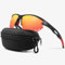 suoso Sportbrille-Fahrradbrille-Herren-Damen-Polarisierte-Sonnenbrille-Sunglasses-Men-Women-UV400 Schutz-Schnelle Brille Rave,z63-schwarz-rot